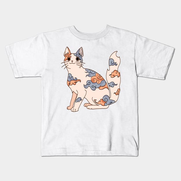 Kawaii Neko Kids T-Shirt by medimidoodles